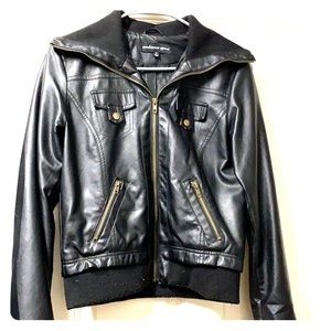 Ambiance Apparel faux leather jacket size M